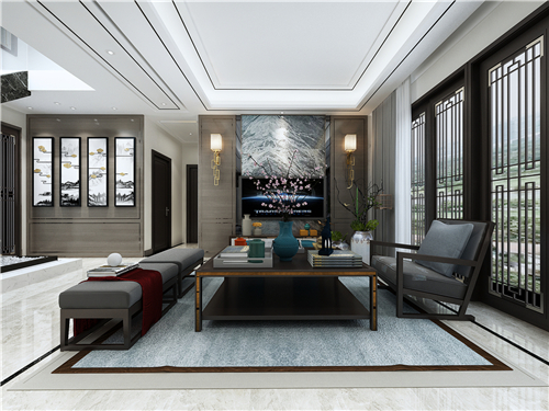 天山國(guó)賓壹號(hào)158平米新中式裝修效果圖 天山國(guó)賓壹號(hào)158平米新中式裝修效果圖