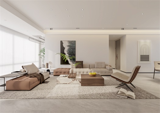 融創(chuàng)·學院里 139㎡現代風裝修效果圖