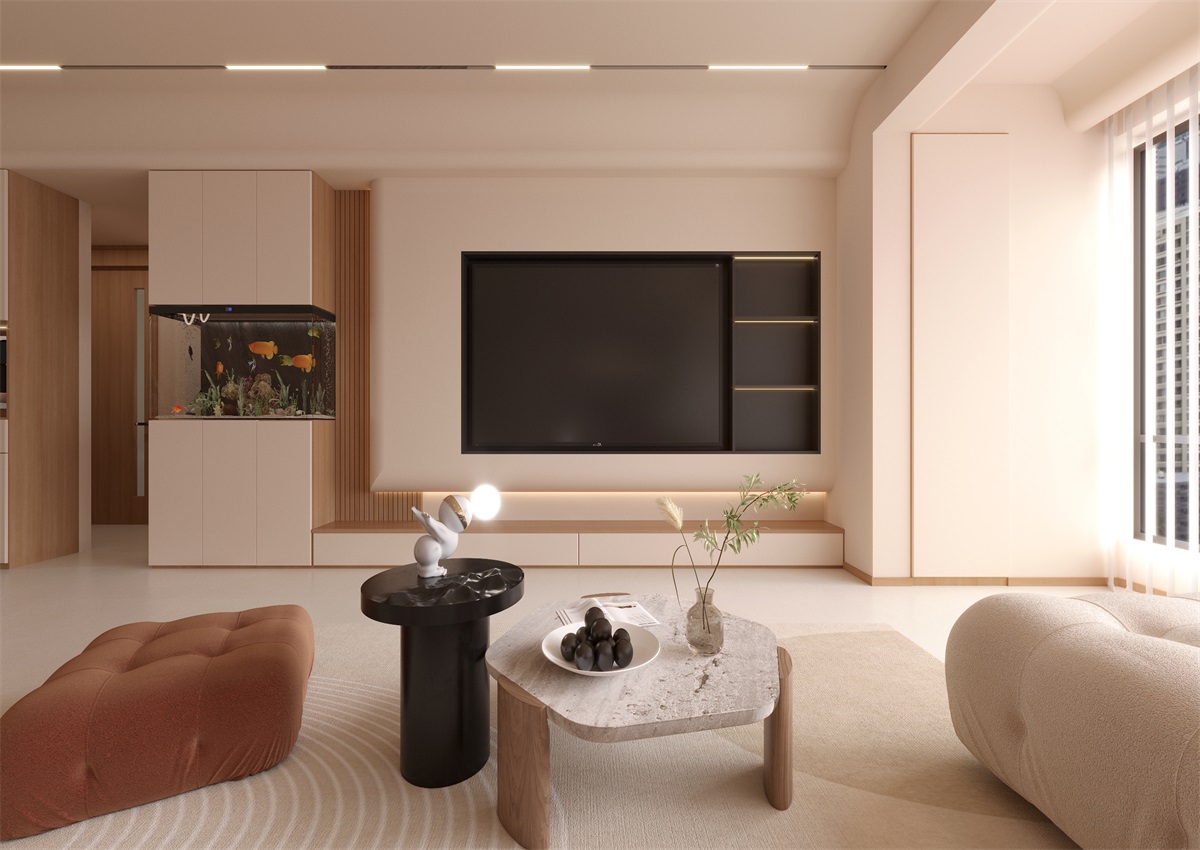 中海九樾143㎡ | 原木奶油風的家，越看越愛！