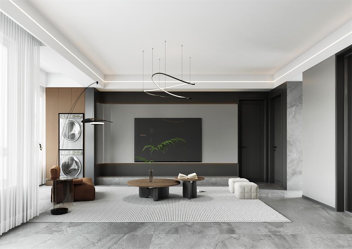 國(guó)府壹號(hào)| 驚艷！147㎡黑色簡(jiǎn)約家，又A又颯高級(jí)感直接拉滿