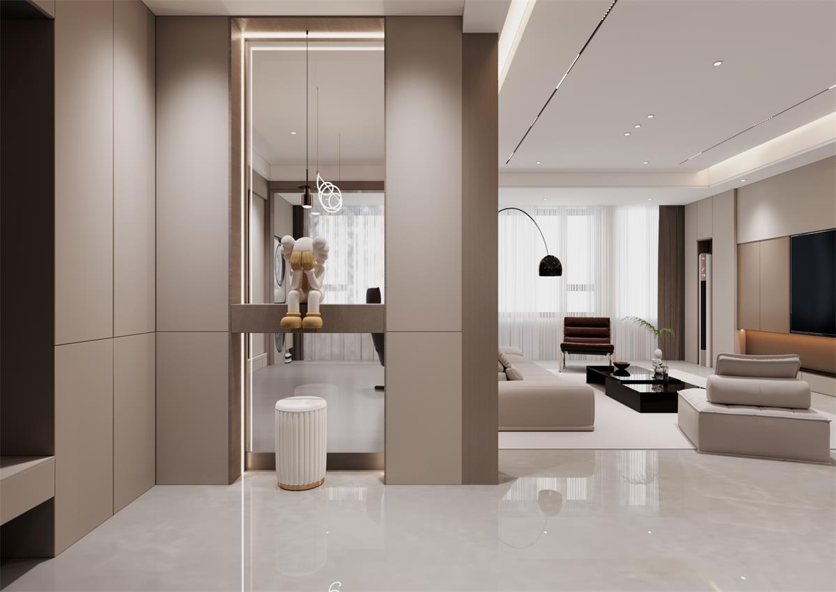 玉庭華府146㎡ | 自帶高級(jí)感的意式極簡家，一進(jìn)門就想哇塞！