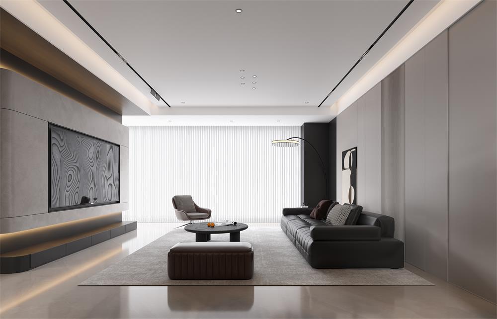 中海華樾133㎡ | 看不膩的「黑白極簡」王炸組合！高級感原地封神！