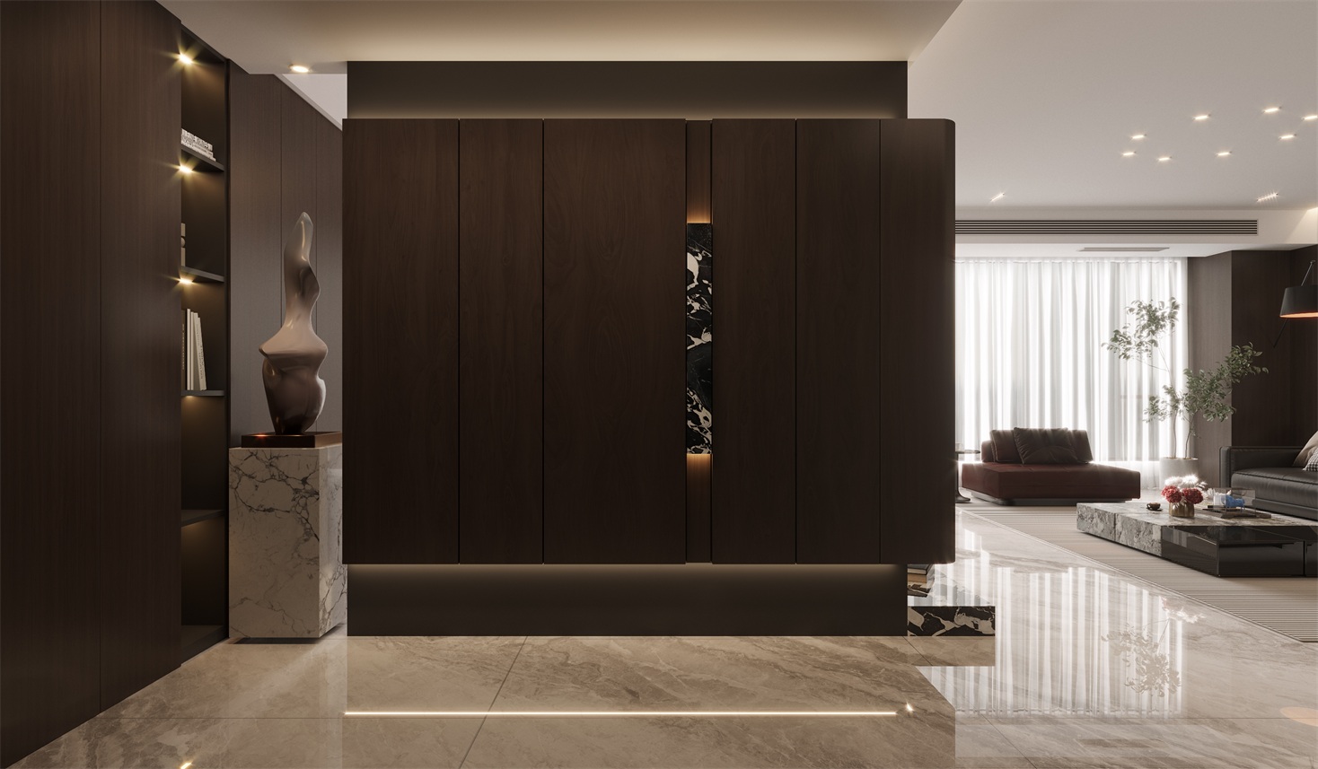 中海海樾133㎡ | 意式極簡風(fēng)又殺回來了！這高級(jí)感我真拒絕不了~