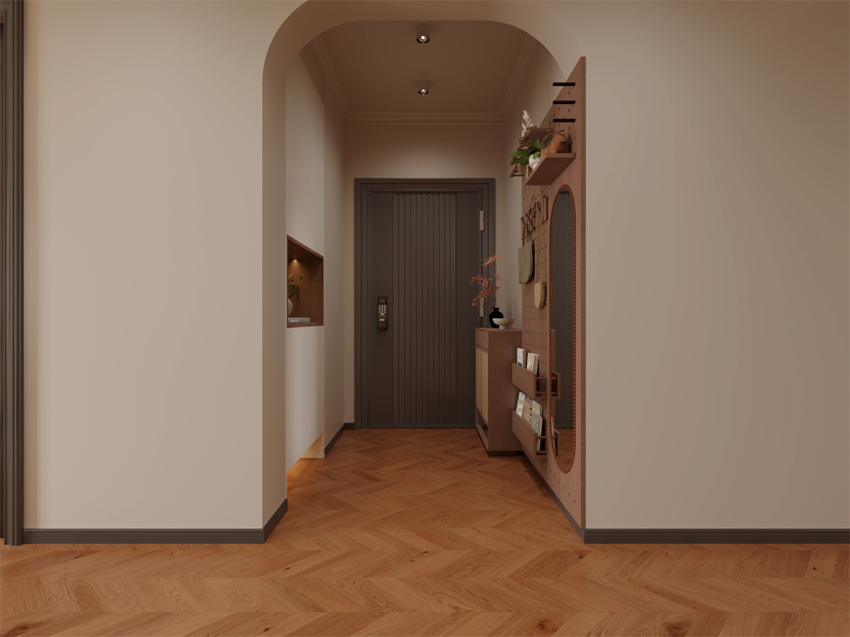 閱海萬家110㎡ | 奇葩戶型爆改中古風(fēng)治愈美家！推門第一眼就驚艷！