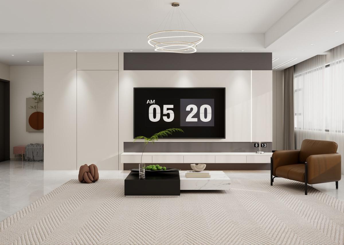 玉庭華府 | 135㎡現(xiàn)代簡(jiǎn)約風(fēng)，給生活做減法，舒適加倍！