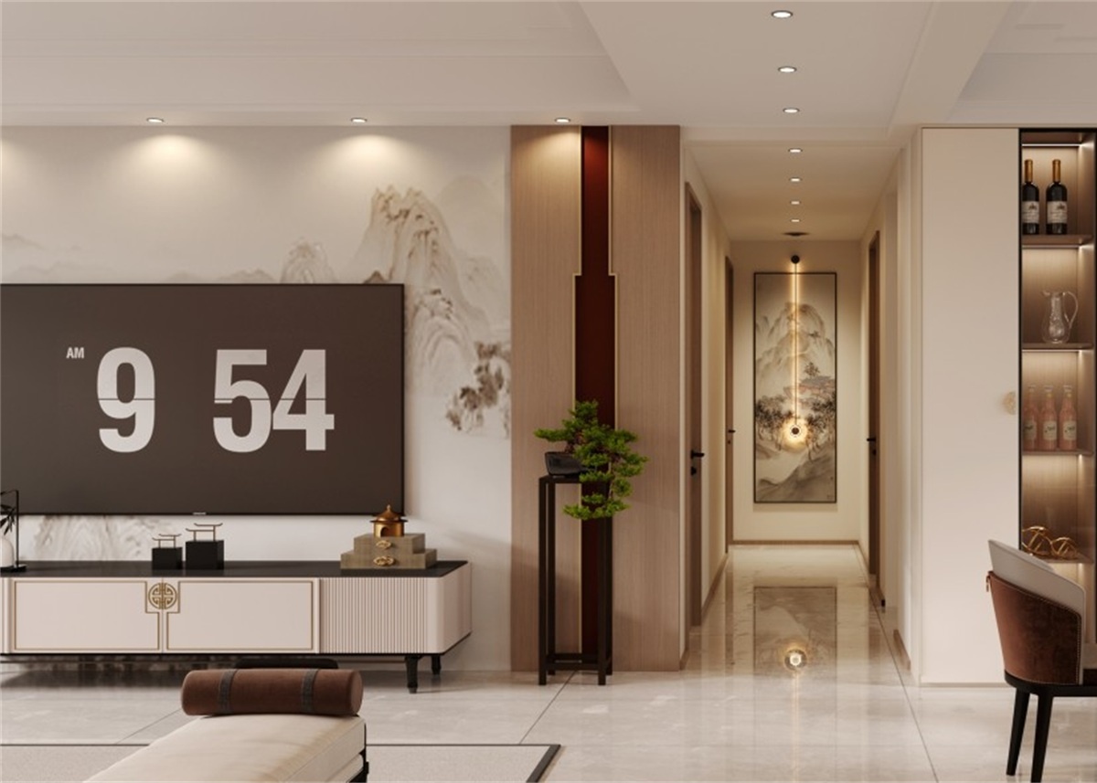 中海華樾185㎡ | 新中式到底有多絕？東方美學(xué)直接拿下一家老??！