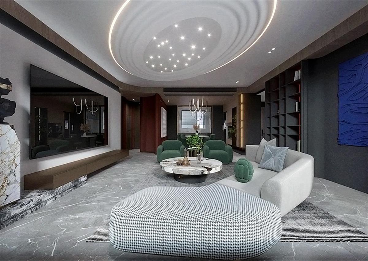 中海九樾143㎡ | 你不敢嘗試的暗黑系混搭風，到底有多炫酷？！