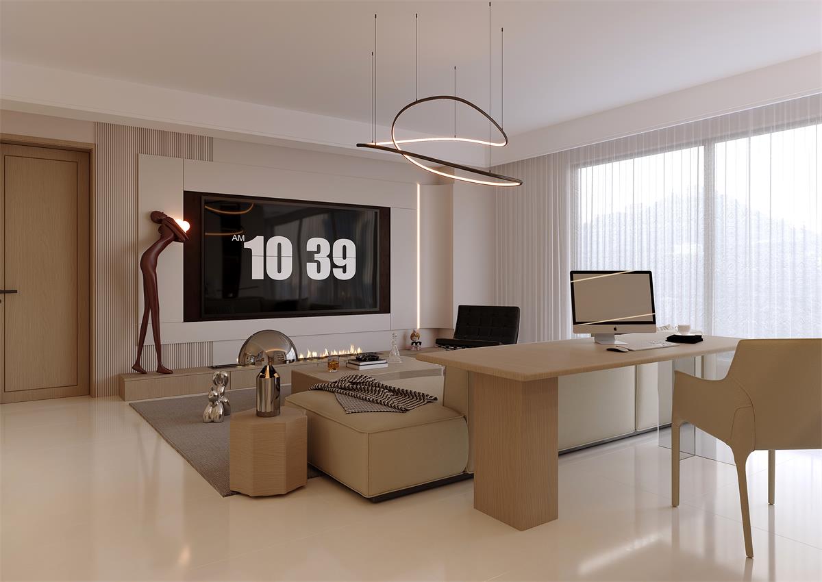 民生北府143㎡ | 奶白+原木打造的極簡(jiǎn)主義家，不是豪宅但很好宅~