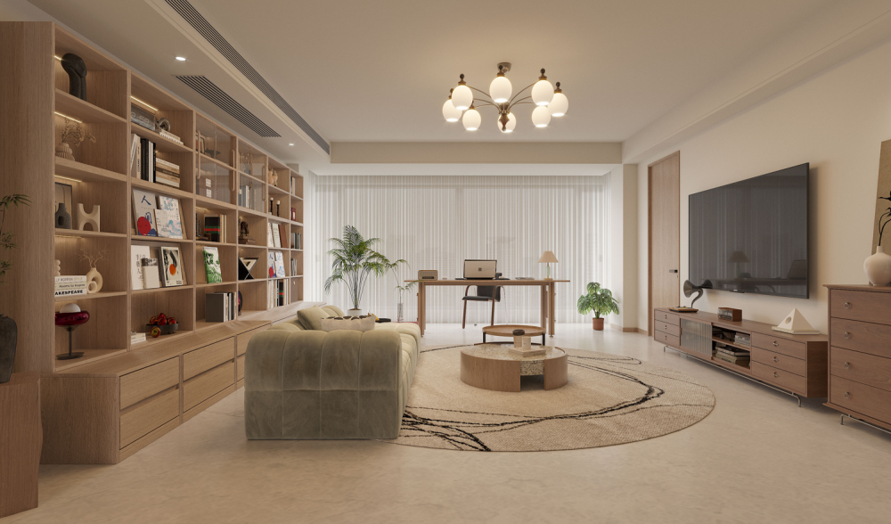 舊房改造 | 住進知識分子味的松弛原木家，170平“高智感”百看不厭！